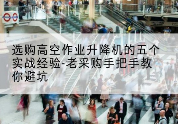 通渭高空作业升降机厂家-选购高空作业升降机的五个实战经验-老采购手把手教你避坑